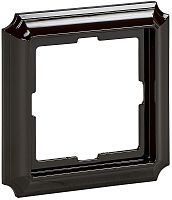 Рамка универсальная Schneider Electric Merten Antique 1-м. коричневый картинка